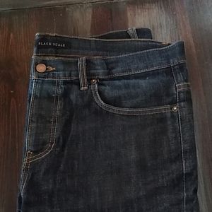 RARE- Black Scale dark denim